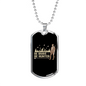 Be Brave Be Hunter Hunting Necklace Stainless Steel or 18k Gold Dog Tag 24"-Express Your Love Gifts