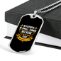 Be Faithful in Small Luke 16:10 Cross Necklace Stainless Steel or 18k Gold Dog Tag 24" Chain-Express Your Love Gifts