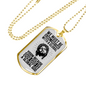 Be Global Christians Necklace Stainless Steel or 18k Gold Dog Tag 24" Chain-Express Your Love Gifts