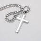 Be Strong And Courageous Joshua 1:9 Cross Necklace Message Card W Ball Chain Pendant-Express Your Love Gifts