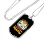 Be The Person Bones Necklace Stainless Steel or 18k Gold Dog Tag 24" Chain-Express Your Love Gifts