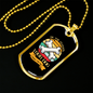 Be The Person Bones Necklace Stainless Steel or 18k Gold Dog Tag 24" Chain-Express Your Love Gifts