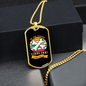 Be The Person Bones Necklace Stainless Steel or 18k Gold Dog Tag 24" Chain-Express Your Love Gifts