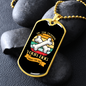Be The Person Bones Necklace Stainless Steel or 18k Gold Dog Tag 24" Chain-Express Your Love Gifts