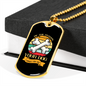 Be The Person Bones Necklace Stainless Steel or 18k Gold Dog Tag 24" Chain-Express Your Love Gifts
