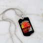 Be The Person Dog Print Necklace Stainless Steel or 18k Gold Dog Tag 24" Chain-Express Your Love Gifts