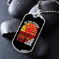Be The Person Dog Print Necklace Stainless Steel or 18k Gold Dog Tag 24" Chain-Express Your Love Gifts