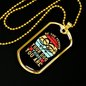 Be The Person Hearts Necklace Stainless Steel or 18k Gold Dog Tag 24" Chain-Express Your Love Gifts