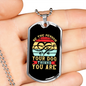Be The Person Hearts Necklace Stainless Steel or 18k Gold Dog Tag 24" Chain-Express Your Love Gifts