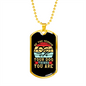 Be The Person Hearts Necklace Stainless Steel or 18k Gold Dog Tag 24" Chain-Express Your Love Gifts