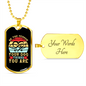 Be The Person Hearts Necklace Stainless Steel or 18k Gold Dog Tag 24" Chain-Express Your Love Gifts