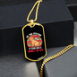 Be The Person Necklace Stainless Steel or 18k Gold Dog Tag 24" Chain-Express Your Love Gifts