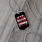 Be The Person Plain Necklace Stainless Steel or 18k Gold Dog Tag 24" Chain-Express Your Love Gifts