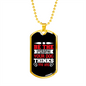 Be The Person Plain Necklace Stainless Steel or 18k Gold Dog Tag 24" Chain-Express Your Love Gifts