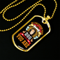 Be The Person Puppies Necklace Stainless Steel or 18k Gold Dog Tag 24" Chain-Express Your Love Gifts