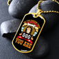Be The Person Puppies Necklace Stainless Steel or 18k Gold Dog Tag 24" Chain-Express Your Love Gifts
