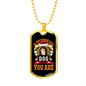 Be The Person Puppies Necklace Stainless Steel or 18k Gold Dog Tag 24" Chain-Express Your Love Gifts