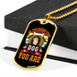 Be The Person Puppies Necklace Stainless Steel or 18k Gold Dog Tag 24" Chain-Express Your Love Gifts