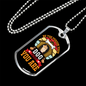 Be The Person Puppies Necklace Stainless Steel or 18k Gold Dog Tag 24" Chain-Express Your Love Gifts