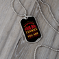 Be The Person Red Necklace Stainless Steel or 18k Gold Dog Tag 24" Chain-Express Your Love Gifts