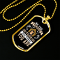 Be The Person White Necklace Stainless Steel or 18k Gold Dog Tag 24" Chain-Express Your Love Gifts