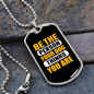 Be The Person Your Dog Thinks Plain Necklace Stainless Steel or 18k Gold Dog Tag 24" Chain-Express Your Love Gifts