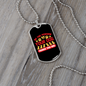 Be The Person Your Dog Thinks Red Necklace Stainless Steel or 18k Gold Dog Tag 24" Chain-Express Your Love Gifts