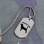 Beagle Cab Necklace Stainless Steel or 18k Gold Dog Tag 24" Chain-Express Your Love Gifts