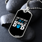 Beagle Dad Necklace Stainless Steel or 18k Gold Dog Tag 24" Chain-Express Your Love Gifts