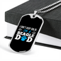 Beagle Dad Necklace Stainless Steel or 18k Gold Dog Tag 24" Chain-Express Your Love Gifts
