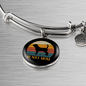 Beagle Dog Mom Bracelet Stainless Steel or 18k Gold Circle Bangle-Express Your Love Gifts