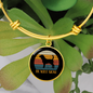 Beagle Dog Mom Bracelet Stainless Steel or 18k Gold Circle Bangle-Express Your Love Gifts