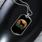 Beagle Dog Mom Necklace Stainless Steel or 18k Gold Dog Tag 24" Chain-Express Your Love Gifts