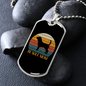 Beagle Dog Mom Necklace Stainless Steel or 18k Gold Dog Tag 24" Chain-Express Your Love Gifts