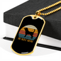 Beagle Dog Mom Necklace Stainless Steel or 18k Gold Dog Tag 24" Chain-Express Your Love Gifts