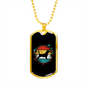 Beagle Dog Necklace Stainless Steel or 18k Gold Dog Tag 24" Chain-Express Your Love Gifts