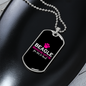 Beagle Make Me Happy Necklace Stainless Steel or 18k Gold Dog Tag 24" Chain-Express Your Love Gifts