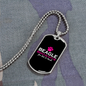 Beagle Make Me Happy Necklace Stainless Steel or 18k Gold Dog Tag 24" Chain-Express Your Love Gifts
