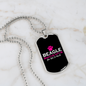 Beagle Make Me Happy Necklace Stainless Steel or 18k Gold Dog Tag 24" Chain-Express Your Love Gifts
