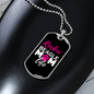 Beagle Mom Life Necklace Stainless Steel or 18k Gold Dog Tag 24" Chain-Express Your Love Gifts