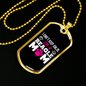 Beagle Mom Necklace Stainless Steel or 18k Gold Dog Tag 24" Chain-Express Your Love Gifts
