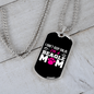 Beagle Mom Necklace Stainless Steel or 18k Gold Dog Tag 24" Chain-Express Your Love Gifts