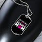 Beagle Mom Necklace Stainless Steel or 18k Gold Dog Tag 24" Chain-Express Your Love Gifts