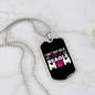 Beagle Mom Necklace Stainless Steel or 18k Gold Dog Tag 24" Chain-Express Your Love Gifts