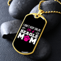 Beagle Mom Necklace Stainless Steel or 18k Gold Dog Tag 24" Chain-Express Your Love Gifts