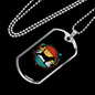Beagle Necklace Stainless Steel or 18k Gold Dog Tag 24" Chain-Express Your Love Gifts