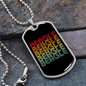Beagle Retro Necklace Stainless Steel or 18k Gold Dog Tag 24" Chain-Express Your Love Gifts