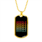 Beagle Retro Necklace Stainless Steel or 18k Gold Dog Tag 24" Chain-Express Your Love Gifts