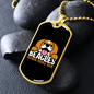 Beagles Because People Suck Necklace Stainless Steel or 18k Gold Dog Tag 24" Chain-Express Your Love Gifts