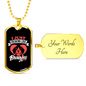 Beagles Love Necklace Stainless Steel or 18k Gold Dog Tag 24" Chain-Express Your Love Gifts